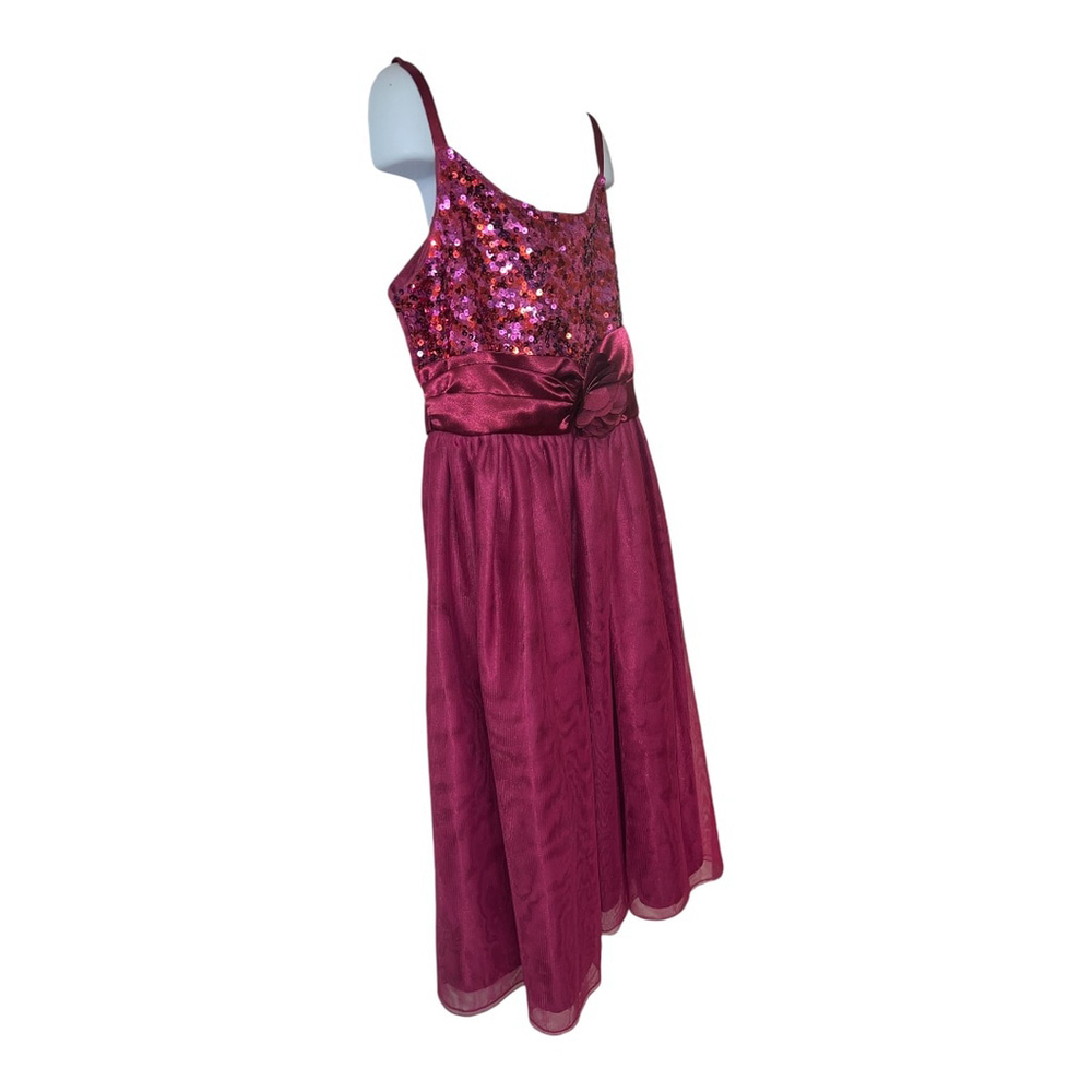 Princess Faith Girls' Burgundy Size 16 - Picture 2 of 4